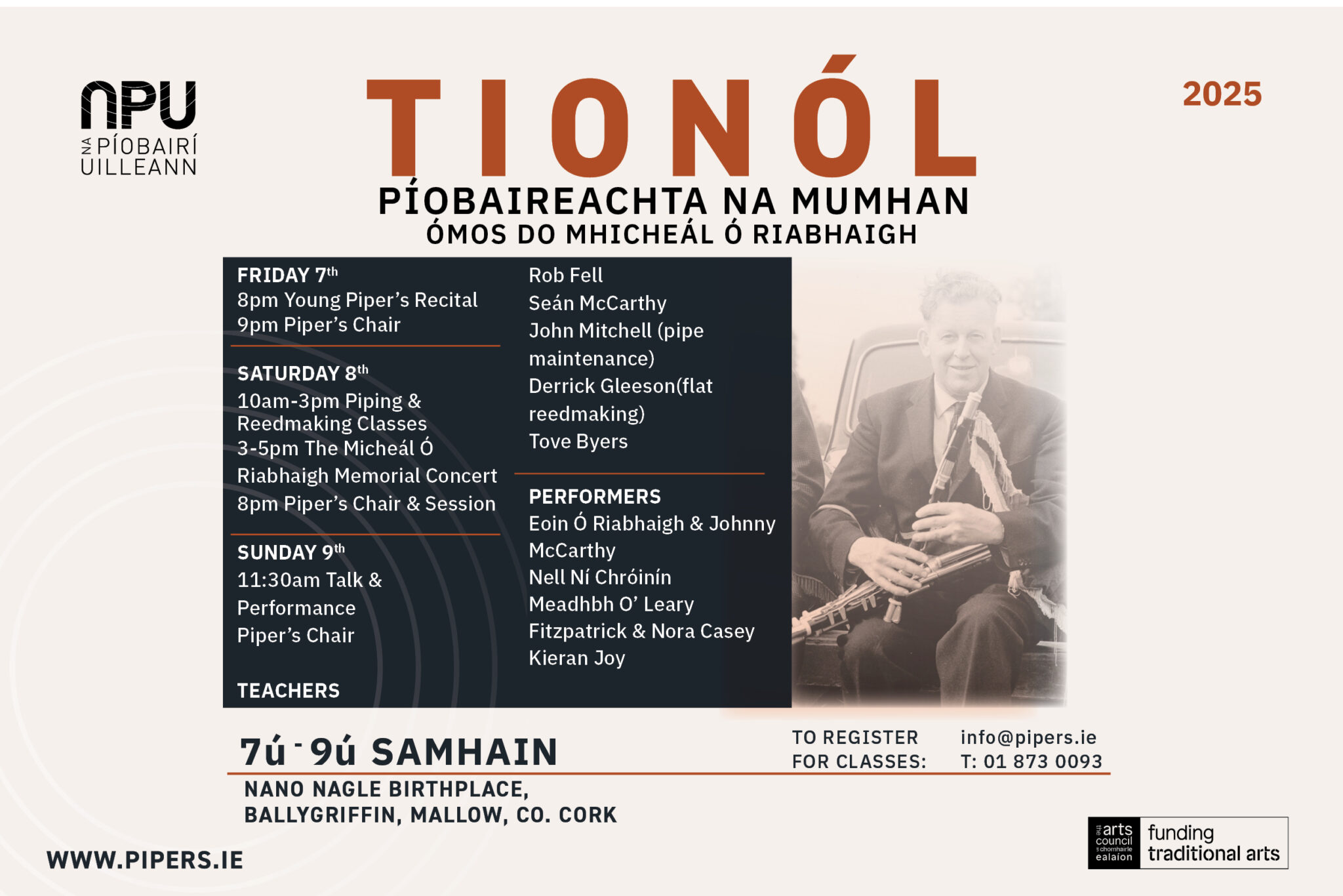 Tionol – Piobaireachta na Mumhan