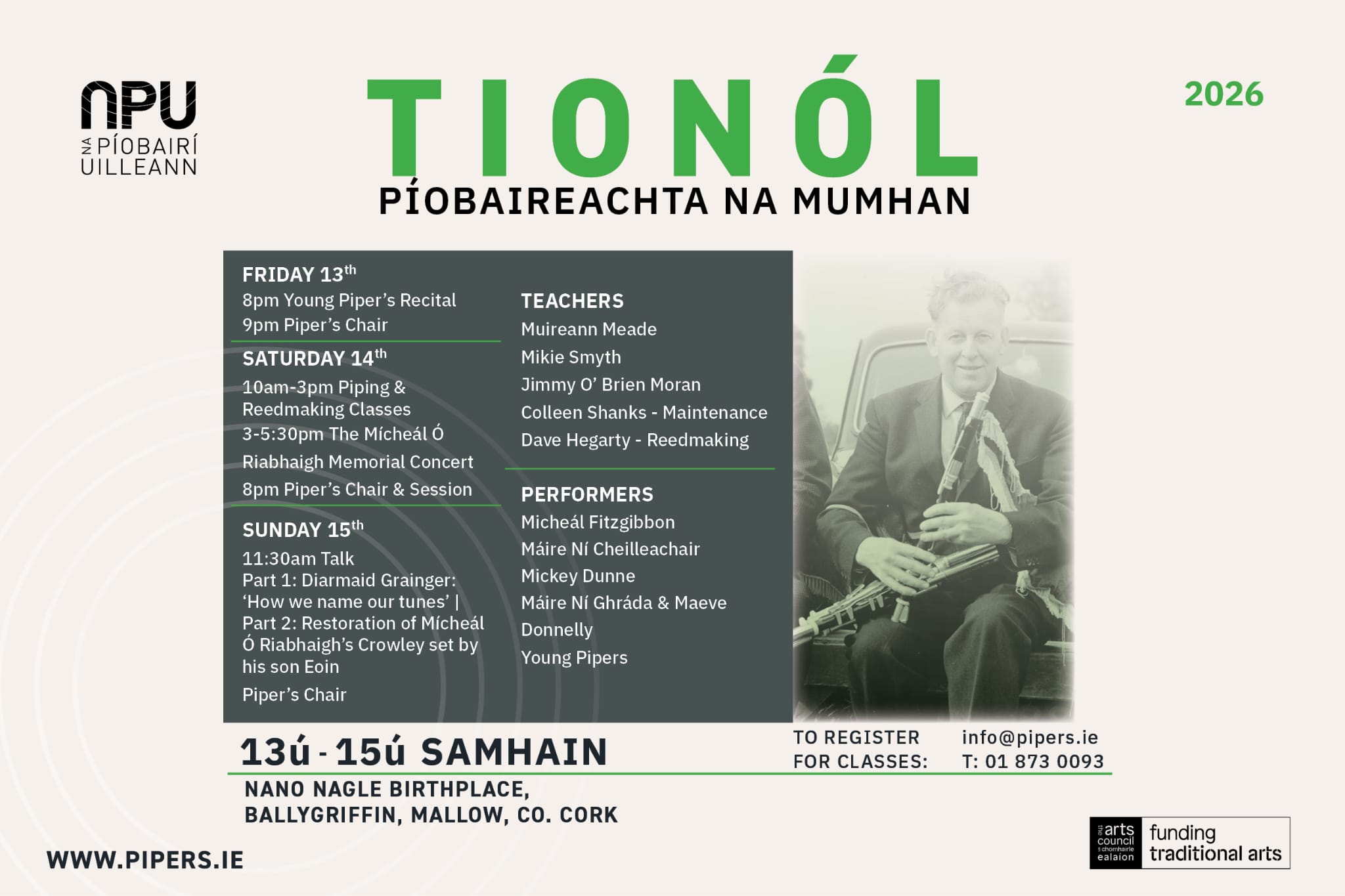 Tionól : Píobaireachta na Mumhan